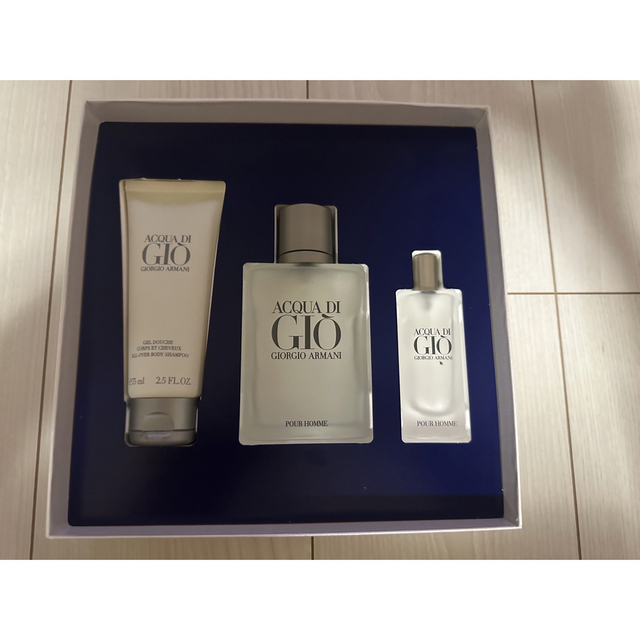 アルマーニ ジオ 免税店セット 香水は空瓶 ARMANI Gio 5/8購入 - 香水