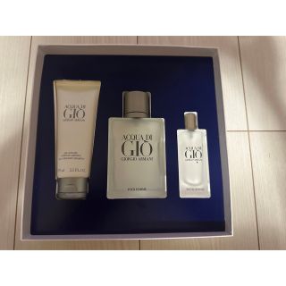 ジョルジオアルマーニ(Giorgio Armani)のアルマーニ  ジオ 免税店セット　香水は空瓶　ARMANI Gio 5/8購入　(香水(男性用))