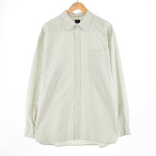 ギャップ(GAP)の古着 ギャップ GAP 長袖 ストライプシャツ メンズXL /eaa335555(シャツ)