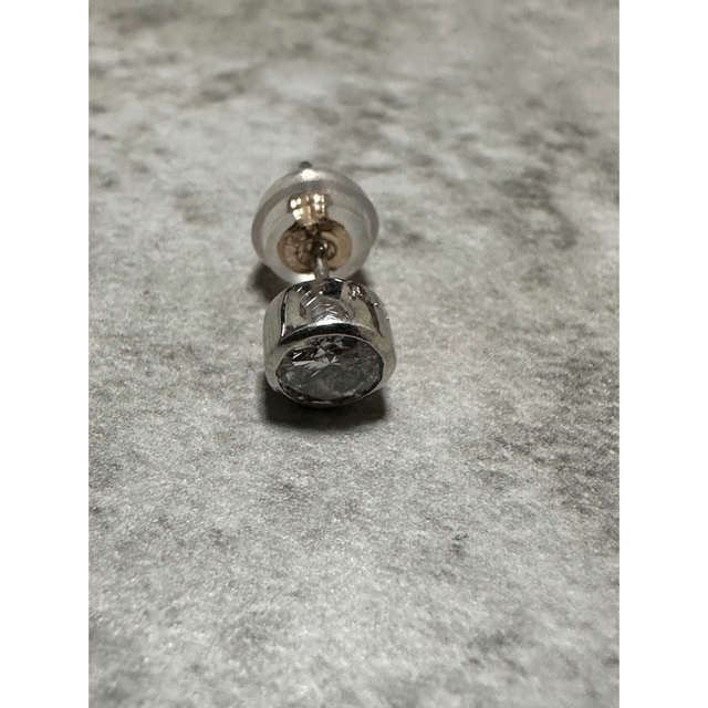 プラチナ ピアス ダイヤ 0.2ct　宝石鑑別書付 片耳用