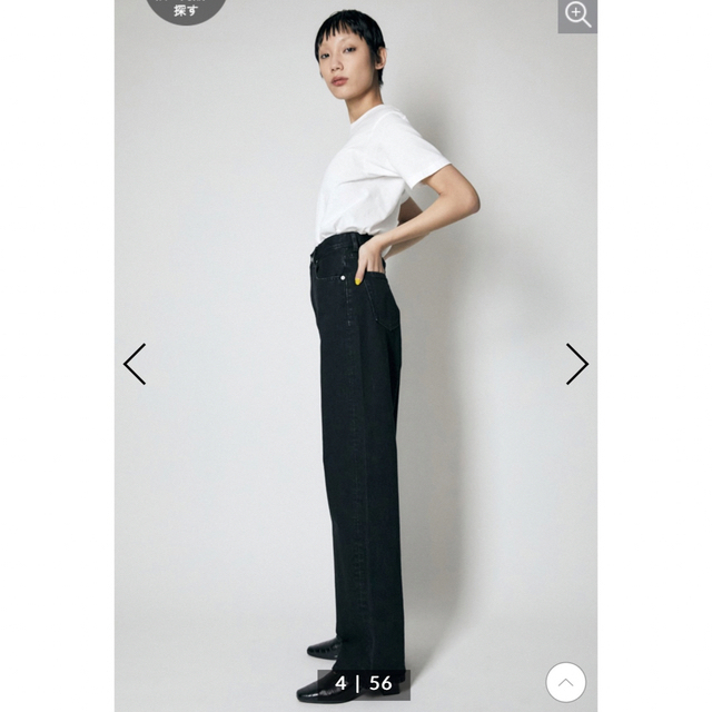 moussy(マウジー)のmoussy HW COLOR LOOSE STRAIGHT【新品未使用】 レディースのパンツ(デニム/ジーンズ)の商品写真