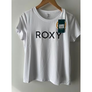 ロキシー(Roxy)のroxy レディース　ラッシュガード　半袖　水陸両用　白　L(水着)