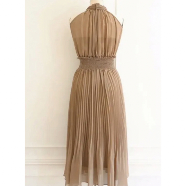 herlipto Pleated Chiffon Ribbon Midi 1