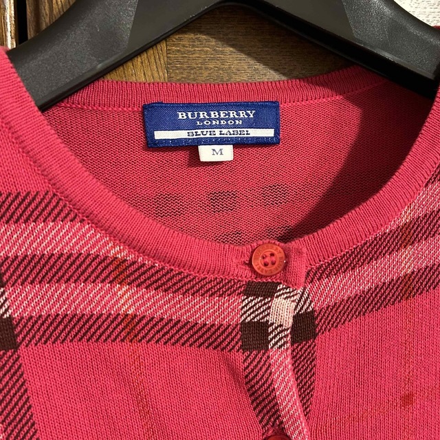 BURBERRY(バーバリー)のBurberry バーバリー　五分袖カーディガン レディースのトップス(カーディガン)の商品写真