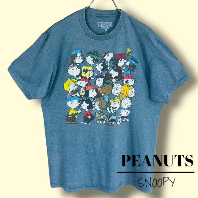 ナンバーナイン×ピーナッツ 日本製 スヌーピー 染み込みプリントTシャツ 3