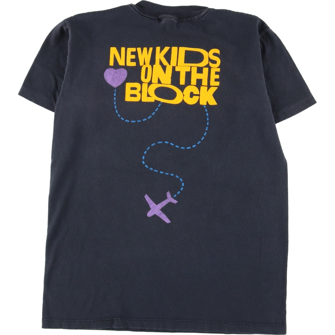 プリント生産国90年代 Stedman NEW KIDS ON THE BLOCK ニューキッズオンザブロック バンドTシャツ バンT USA製 メンズS ヴィンテージ /eaa335193