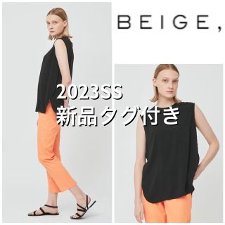 BEIGE　ベイジ　 ノースリーブ　CHOLET　ブラウス グレー　完売