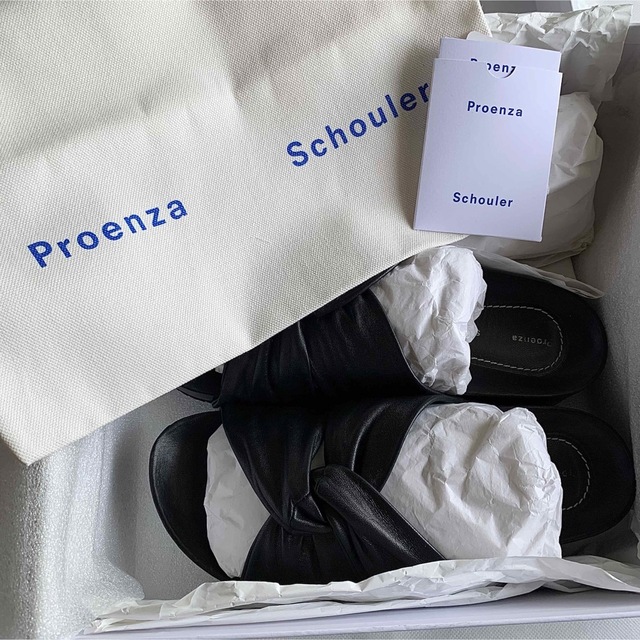 Proenza Schouler 37 クロスバンドサンダル 厚底 - サンダル