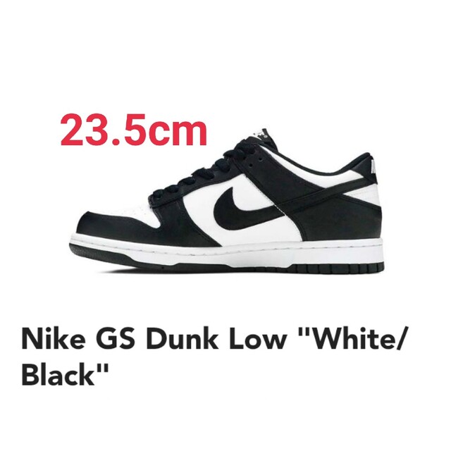 靴/シューズNike GS Dunk Low "White/Black" ダンク ナイキ