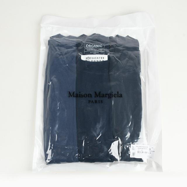 MAISON MARGIELA メゾン マルジェラ パックTシャツ 3枚セット S50GC0687 S23973 966 イタリア正規品 新品 ネイビー系 Mサイズ | フリマアプリ ラクマ