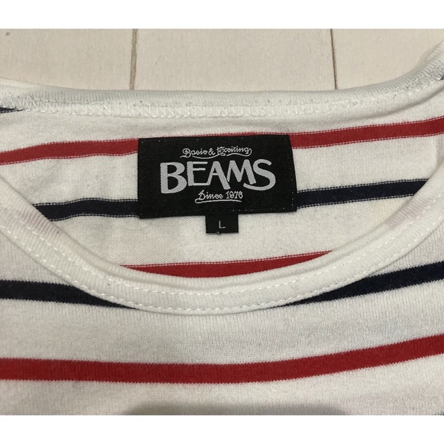 BEAMS(ビームス)のbeams ストライプTシャツ メンズのトップス(Tシャツ/カットソー(半袖/袖なし))の商品写真