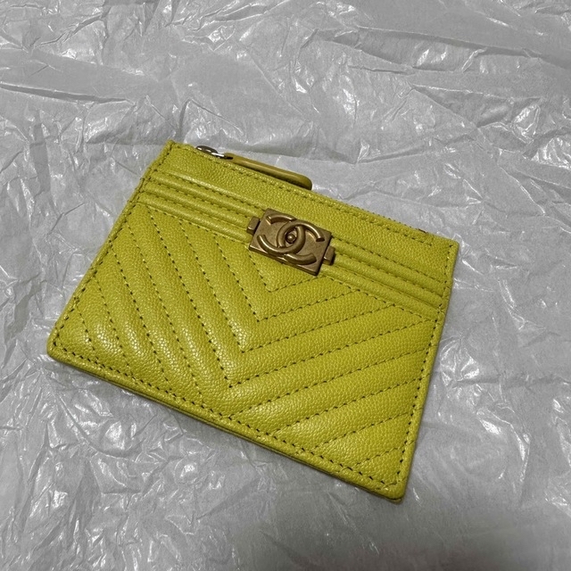 CHANEL - レア🍋シャネル カードケース ミニ財布 コインケースの通販