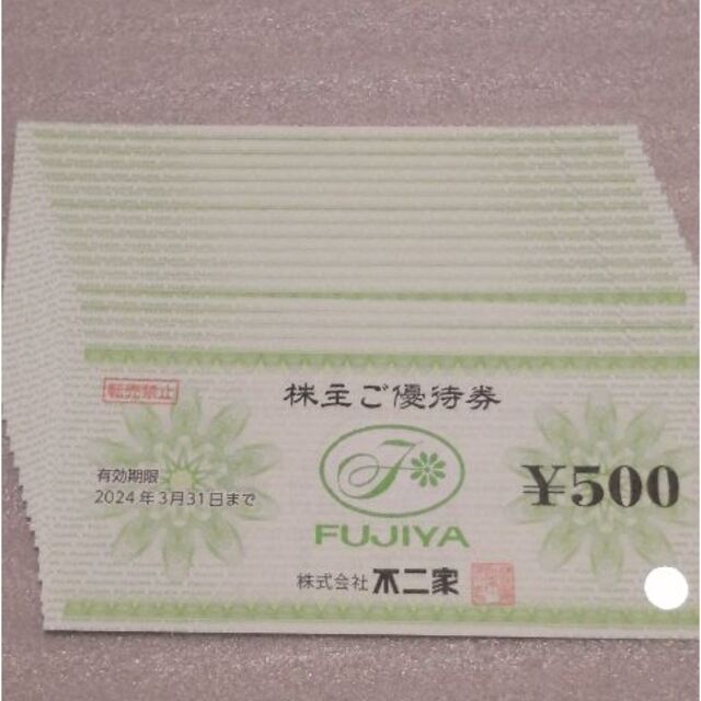 不二家 株主優待券 8000円分 - レストラン/食事券