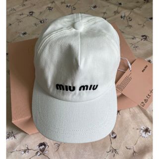ミュウミュウ サイズ キャップ(レディース)の通販 79点 | miumiuの
