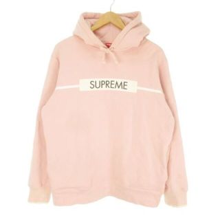 シュプリーム(Supreme)のシュプリーム SUPREME 17SS スウェット パーカー ピンク(パーカー)