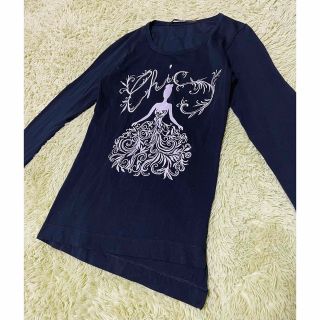 ハイドロゲン(HYDROGEN)の美品 USUALIS ウザリス ロンティー シンデレラ キラキラ(Tシャツ(長袖/七分))