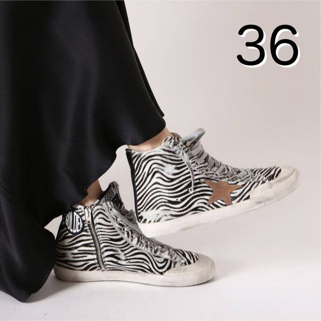 最高級 GOLDEN 美品‼️人気 - GOOSE GOLDEN GOOSE ゼブラ ゴールデン