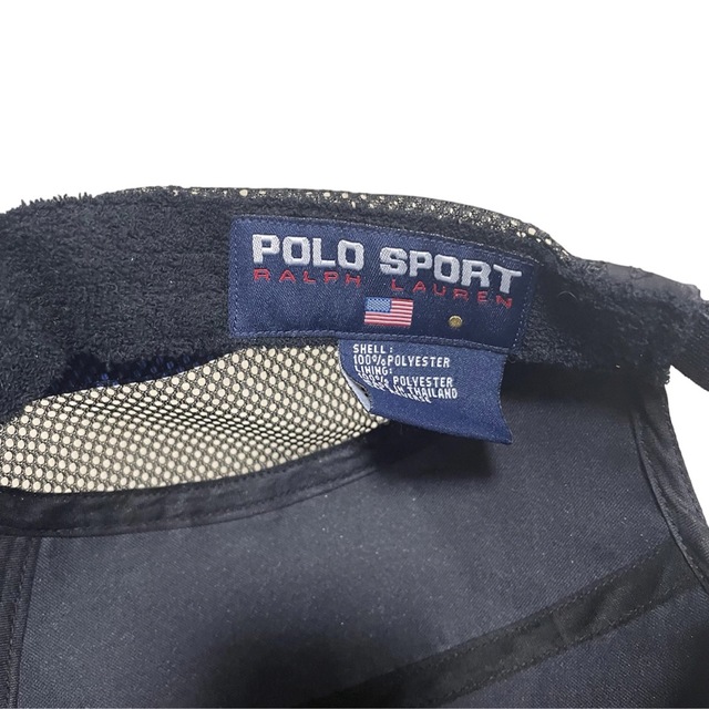 POLO RALPH LAUREN(ポロラルフローレン)のPOLO SPORT キャップ ポロスポーツ ジェットキャップ レア メッシュ メンズの帽子(キャップ)の商品写真