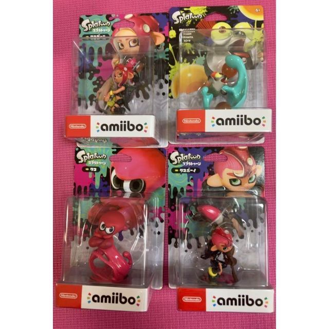 新品未開封　amiibo タコ　タコガール　タコボーイ　コジャケ