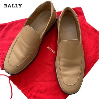 Bally - 未使用近/BALLY/ベージュレザー/スリッポン/イタリア製/26