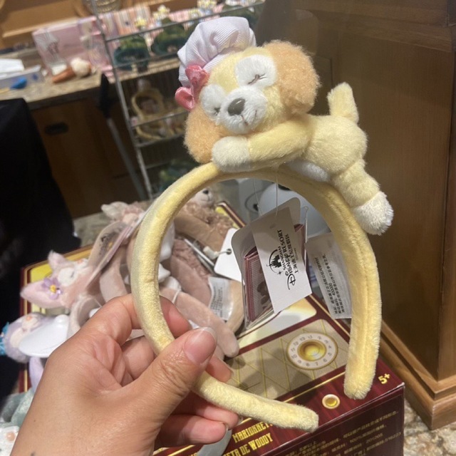 上海ディズニー お休み クッキーアンぬいぐるみカチューシャの 上海ディズニー お休み クッキーアンぬいぐるみカチューシャの