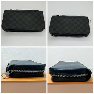 LOUIS VUITTON - 【美品】ルイヴィトン ダミエ グラフィット ジッピー
