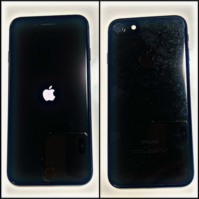 【ジャンク品】正規品 iPhone7 128GB ブラック Apple 本体