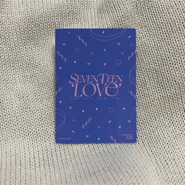 seventeen LOVE フォトカ　バーノン　25 エンタメ/ホビーのタレントグッズ(アイドルグッズ)の商品写真