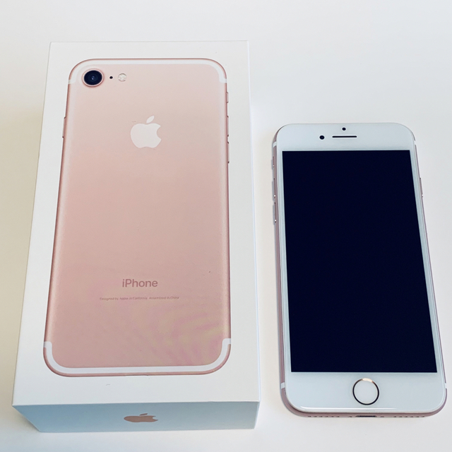 SIMフリー 新品 iPhone7 32GB Rose Gold