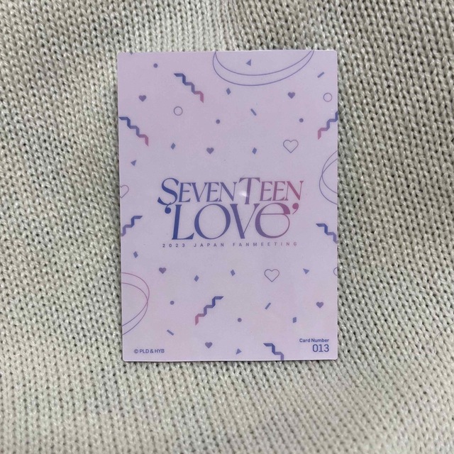 seventeen LOVE フォトカ　ディノ　13 エンタメ/ホビーのタレントグッズ(アイドルグッズ)の商品写真