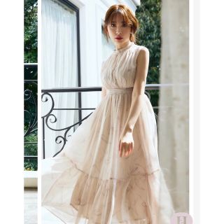 ハーリップトゥ(Her lip to)のHer lip to  Tulip Chiffon Long Dress(ロングワンピース/マキシワンピース)