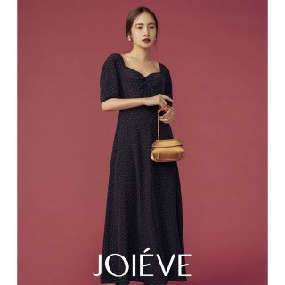 デミルクスビームス(Demi-Luxe BEAMS)のJOIEVE ドットワンピース（受注生産商品）(ロングワンピース/マキシワンピース)