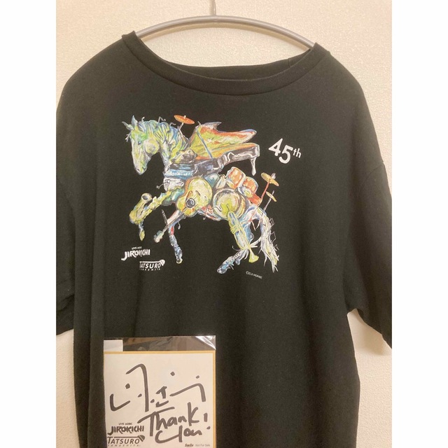 山下達郎　直筆サイン付き　Tシャツ　Jirokichi コラボ　Size.L