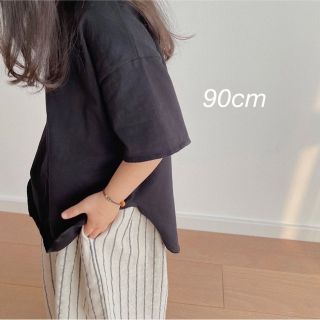 無地 Tシャツ 半袖 キッズ 子供服 カットソー 半袖tシャツ トップス 90(Tシャツ/カットソー)