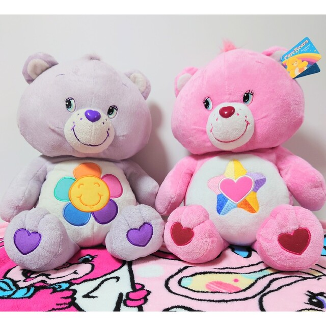 CareBears - 訳あり ケアベア Bigぬいぐるみ 2体セットの通販 by