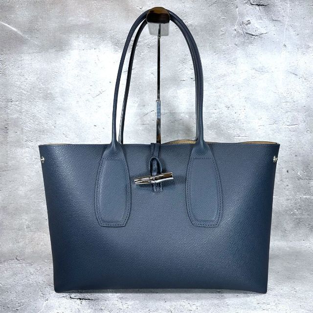 レトロマッチラベル 北欧デザイン 鳥 【超美品】LONGCHAMP ROSEAU ロゾ