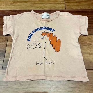 コドモビームス(こども ビームス)のbobochoses  ボボチョース　馬　Tシャツ　80  12-18M(Ｔシャツ)