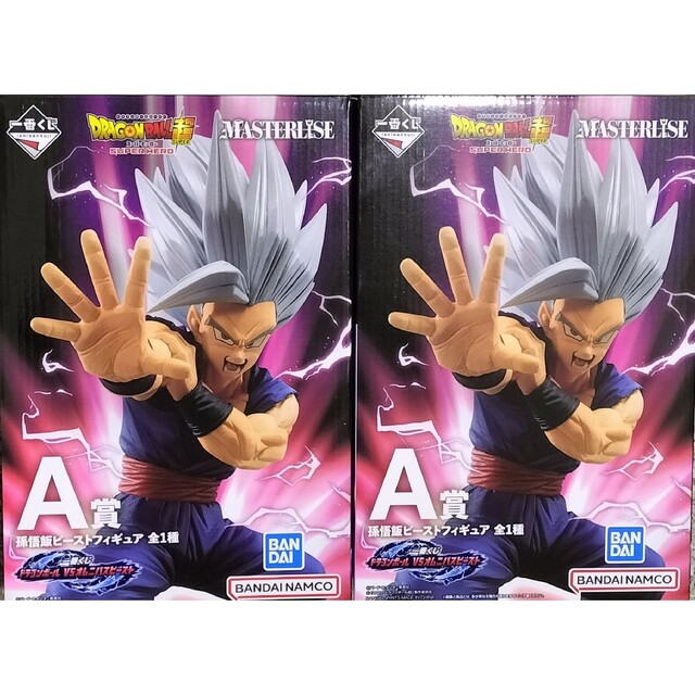 BANDAI(バンダイ)の一番くじ ドラゴンボール　A賞 孫悟飯ビーストフィギュア　２個　おまけ付き エンタメ/ホビーのフィギュア(アニメ/ゲーム)の商品写真