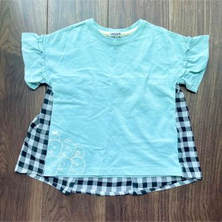 シューラルー(SHOO・LA・RUE)の★美品★  すみっこデザインTシャツ　110㎝　ブルー【SHOO.LA.RUE】(Tシャツ/カットソー)