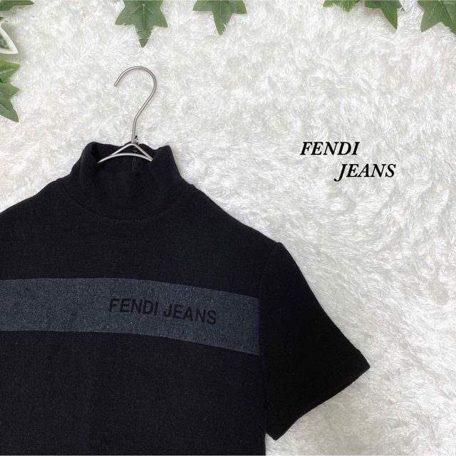 シャツ FENDI genes サマーニット 半袖 フェンディ 黒 激レア