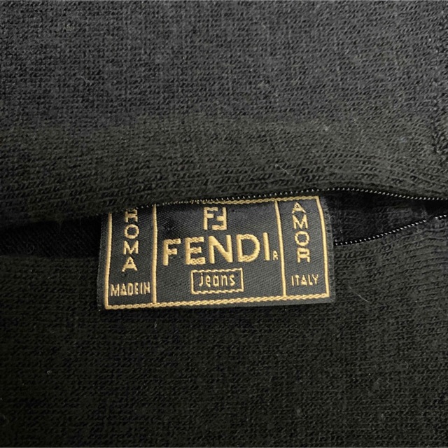 シャツ FENDI genes サマーニット 半袖 フェンディ 黒 激レア