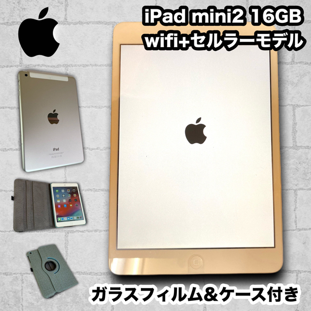 iPad Air cellular Wi-fiモデル ケース・フィルム付