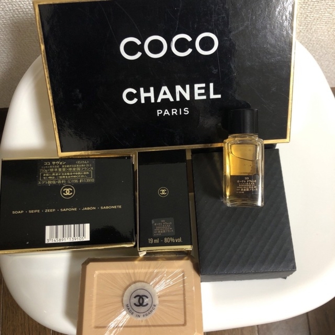 COCO CHANEL サヴォン、オードトワレセット