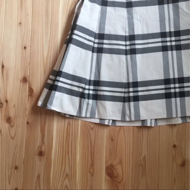 Drawer(ドゥロワー)のソフィードール SOFIE D’HOORE   コットンチェックプリーツスカート レディースのスカート(ひざ丈スカート)の商品写真