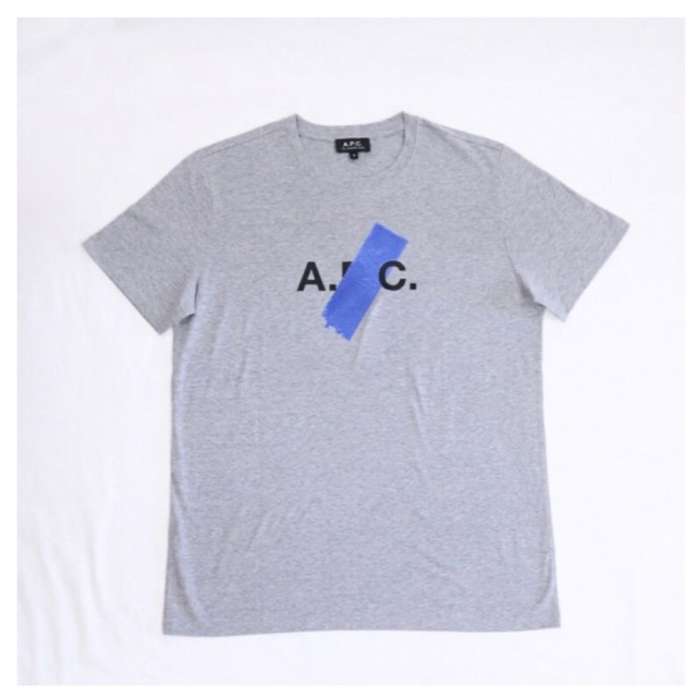 本物アーペーセーAPCコットンラグラン半袖TシャツメンズサーフアメカジM