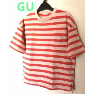 ジーユー(GU)の未使用☆美品　GU トップス Ｔシャツ ボーダー 半袖(Tシャツ(半袖/袖なし))