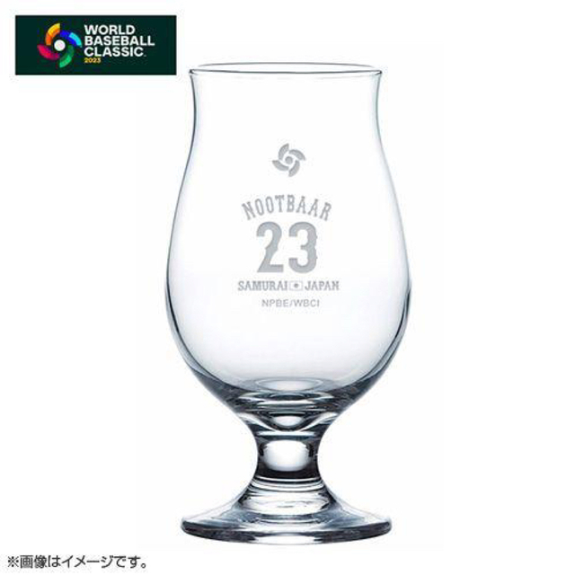 WBC ヌートバー ビアグラス 新品未使用 スポーツ/アウトドアの野球(記念品/関連グッズ)の商品写真