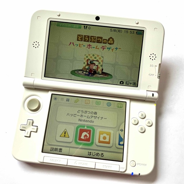 ソフト2点付】ニンテンドー3DS LL ピンク×ホワイト 箱付き - www