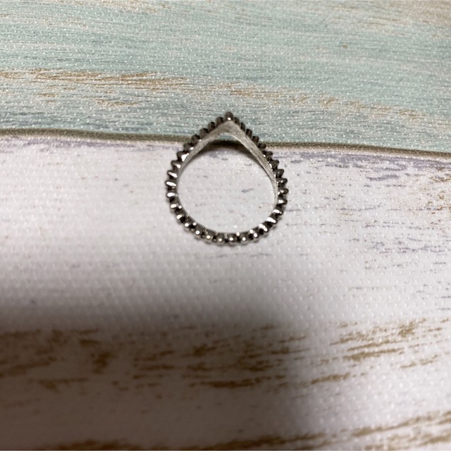 古着屋購入　9号リング　指輪　メッキ レディースのアクセサリー(リング(指輪))の商品写真