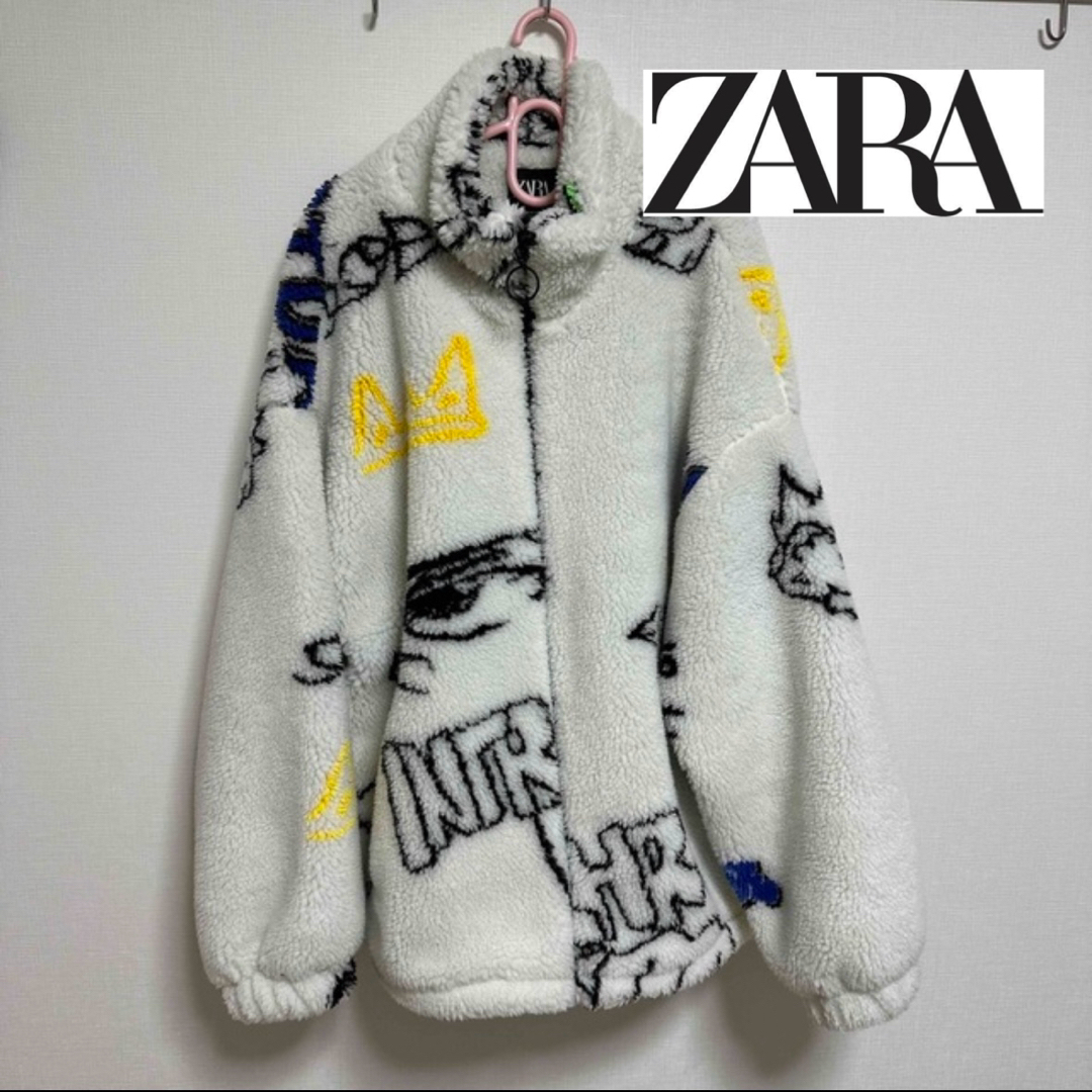 サワヤン愛用 ザラZARA ボア フリース ジャケット XLジャケット/アウター